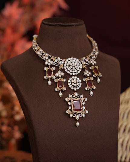 Moissanite Neck Set 110965