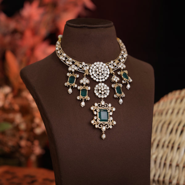 Moissanite Neck Set 110965