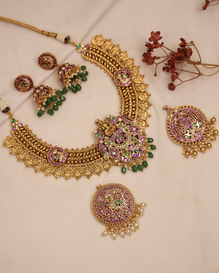 Kundan Changeable Neck Set 111055