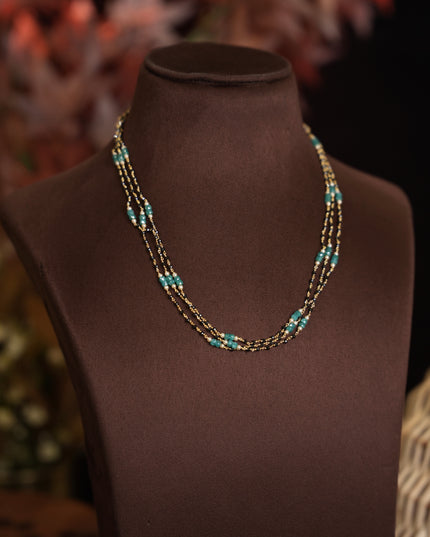 92.5 Silver Black Beads  111081