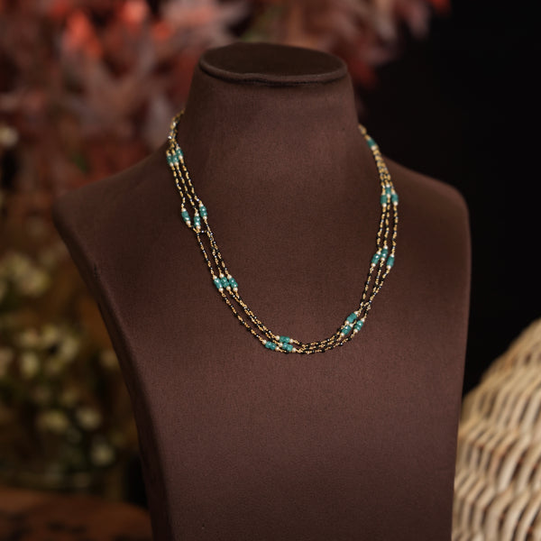 92.5 Silver Black Beads  111081