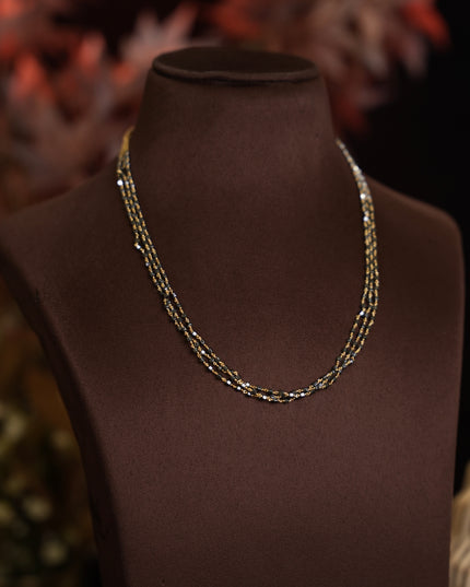 92.5 Silver Black Beads 111083