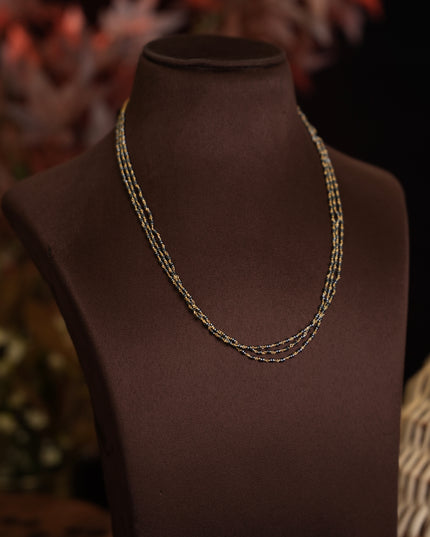 92.5 Silver Black Beads 111084