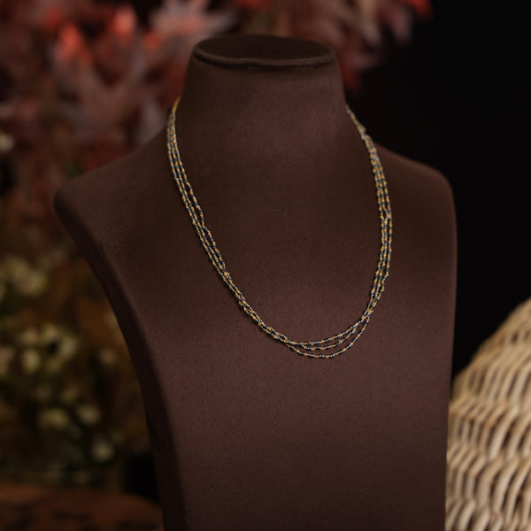 92.5 Silver Black Beads 111084