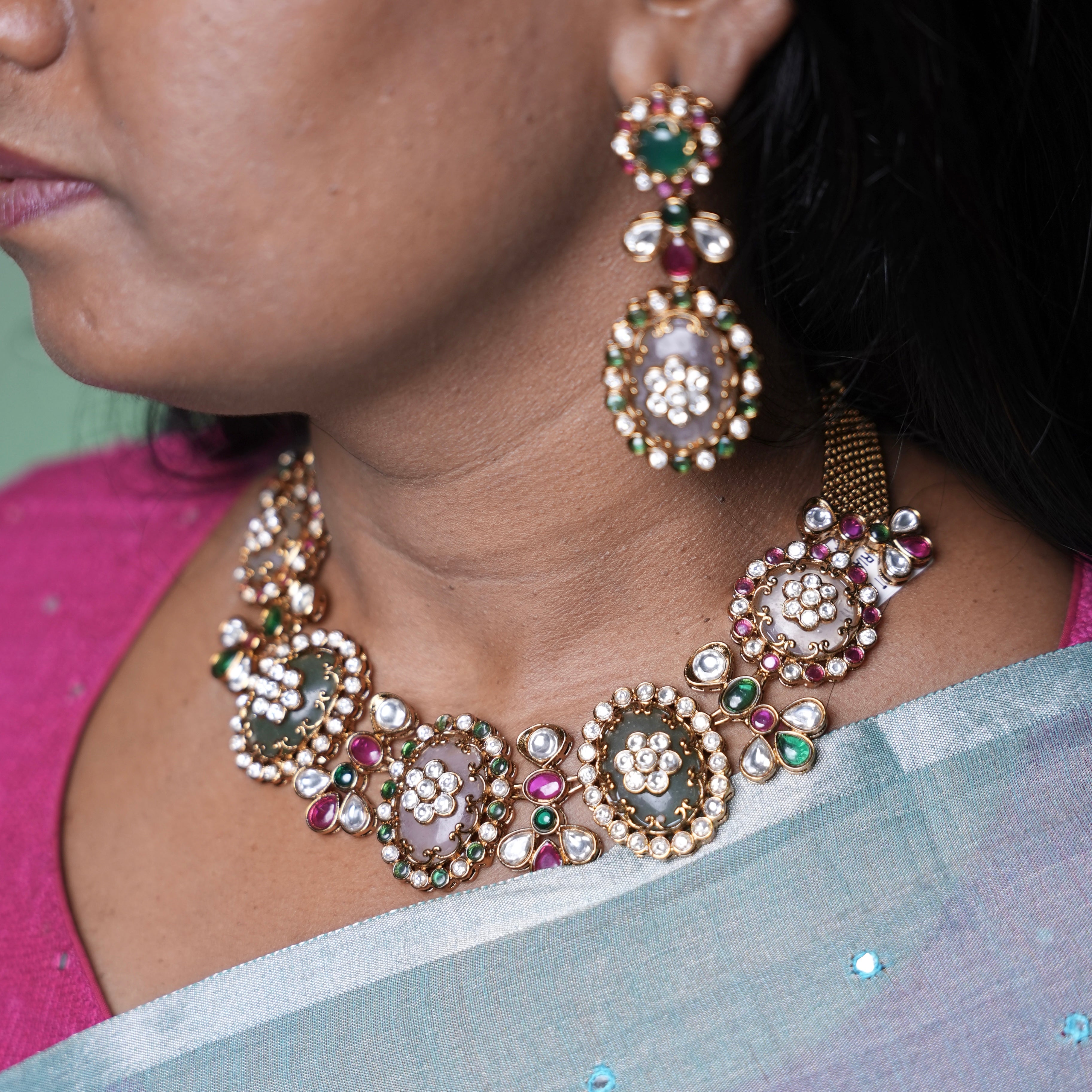 Sabyasachi Inspired Neck set 111093 – Vijaya Art Jewellery