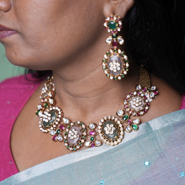 Sabyasachi Inspired Neck set 111093