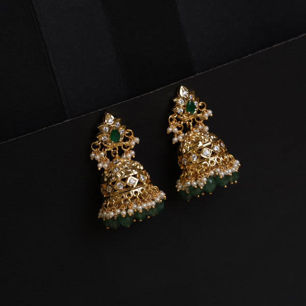 Polki Ear Rings 111134
