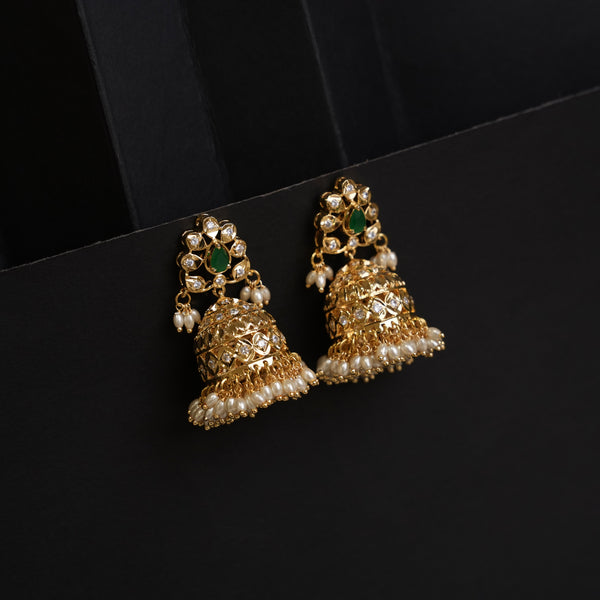 Polki Ear Rings 111135