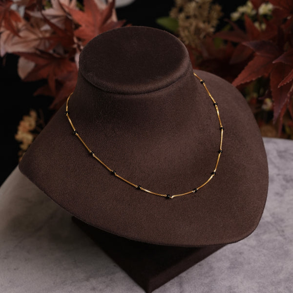 92.5 Silver black beads( 16 inch )111192