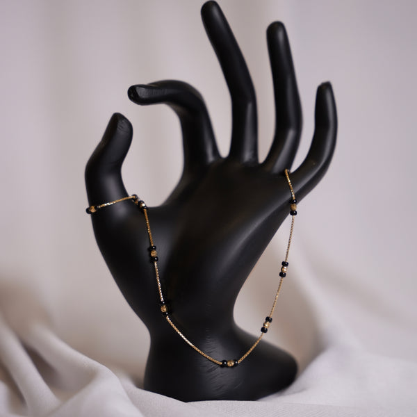 92.5 silver Black Beads 111216