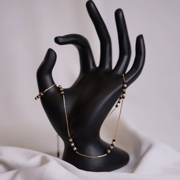 92.5 Silver Black Beads 111217