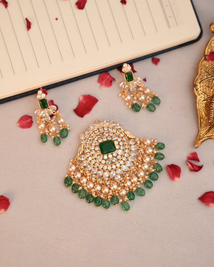 Polki Pendent Set 111243