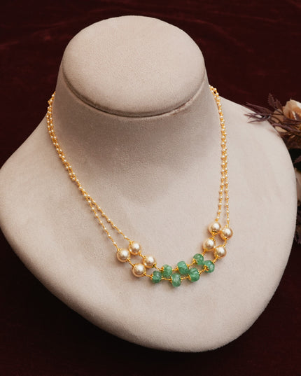 92.5 Silver beads mala  112613