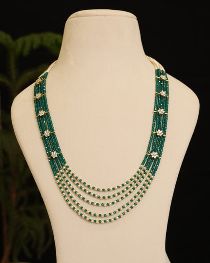 CZ Beads Neck Set 111281
