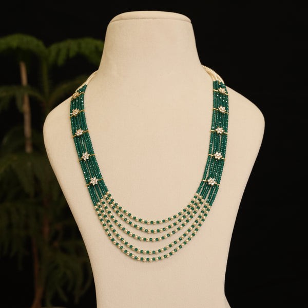 CZ Beads Neck Set 111281