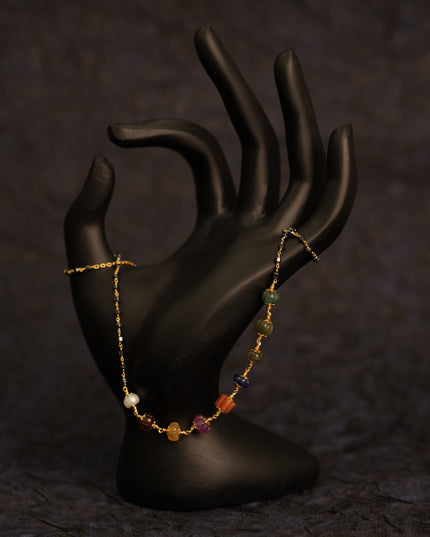 92.5 Silver Navarathna Beads 111328