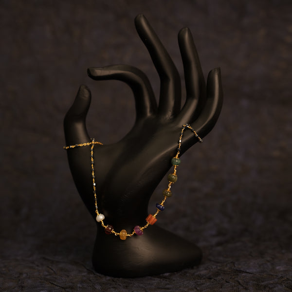 92.5 Silver Navarathna Beads 111328