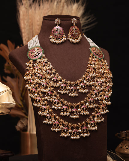 Kundan Long NeckSet 111417