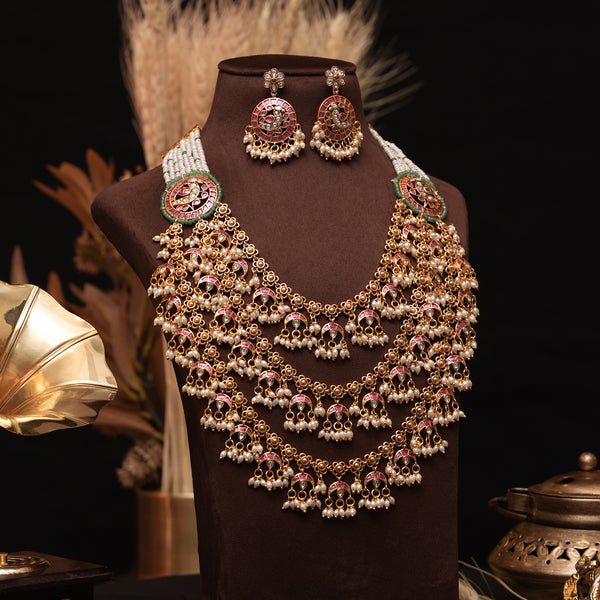 Kundan Long NeckSet 111417