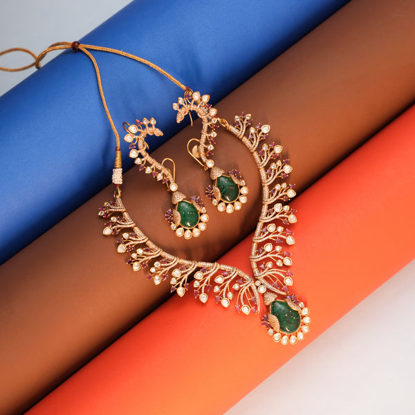 Moissanite  NeckSet 111498