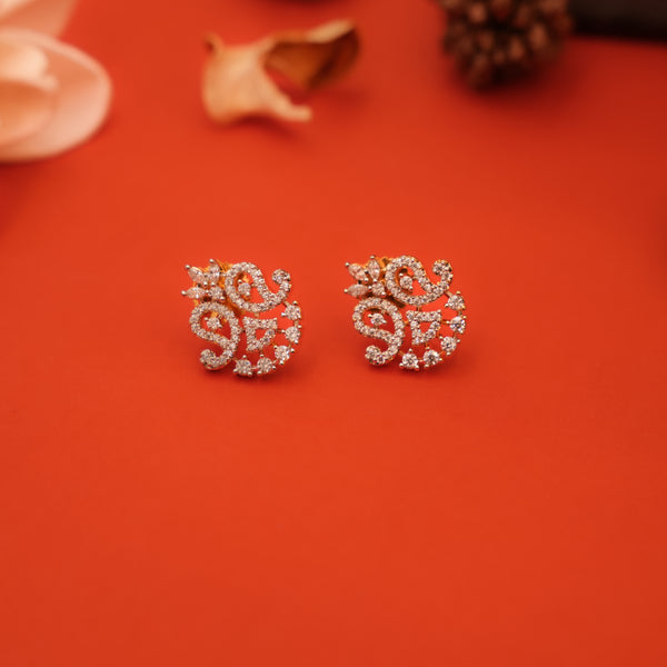 CZ Ear Rings 111509