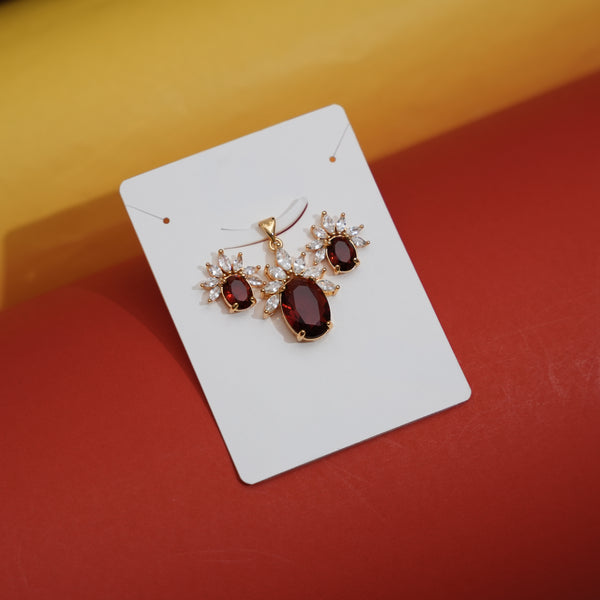 CZ Pendent Set 111511