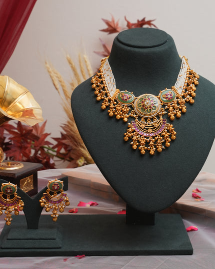 Kundan Neck set 111609