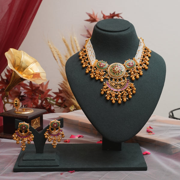 Kundan Neck set 111609