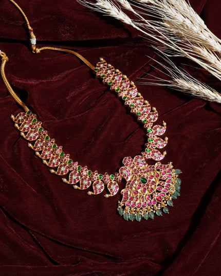 2 in 1 Kundan Neck Set 111669