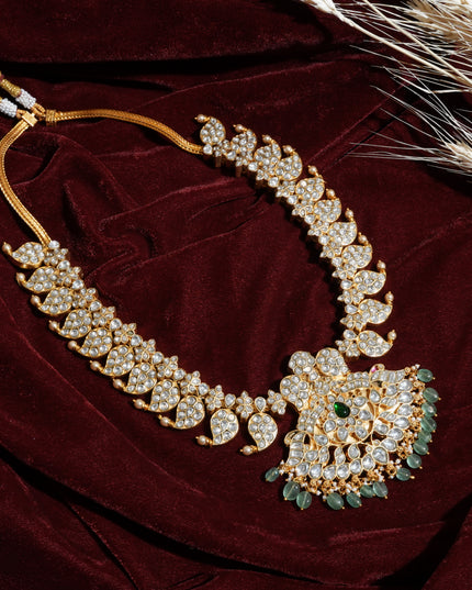 2 in 1 Kundan Neck Set 111669
