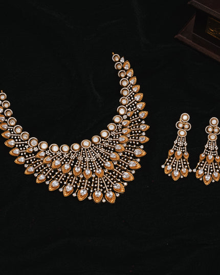 Moissanite Neck Set 111803