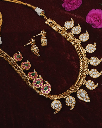Kundan 2 in 1  Neck Set 111804
