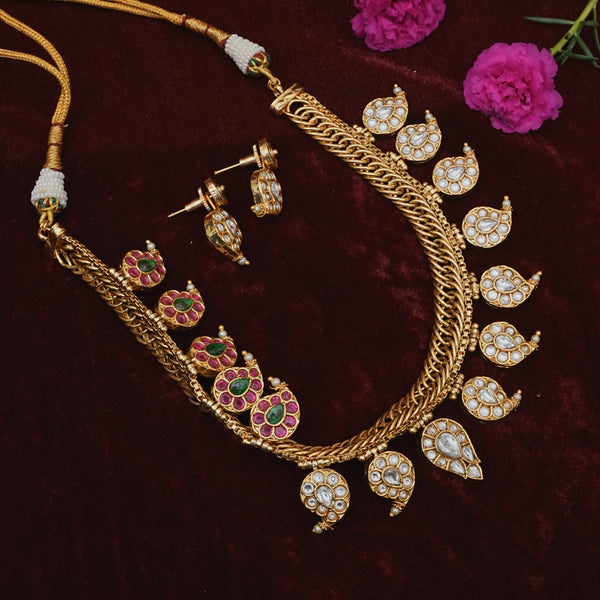 Kundan 2 in 1  Neck Set 111804