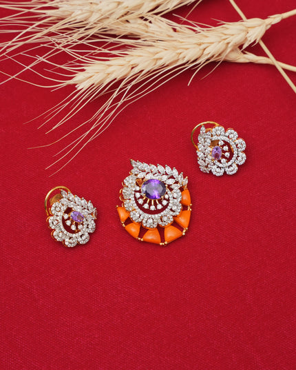CZ Pendent Set 111811