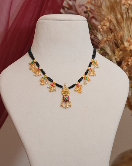 Kundan Black Beads 111846