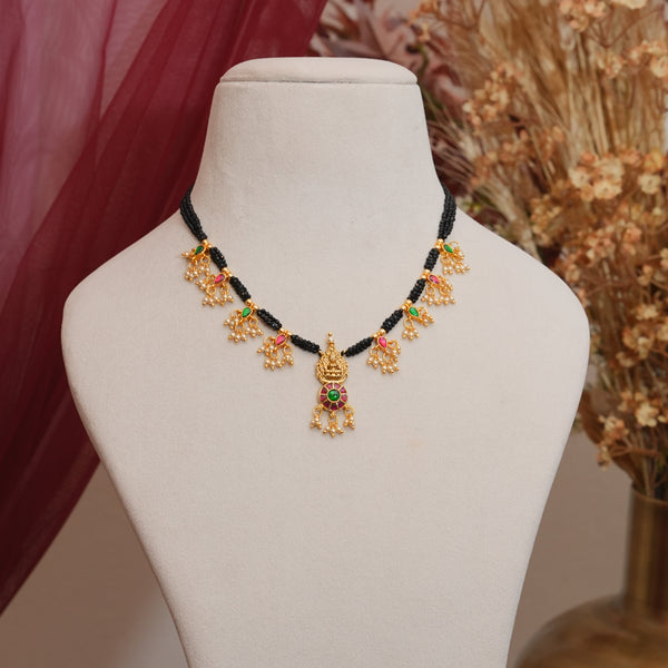 Kundan Black Beads 111846