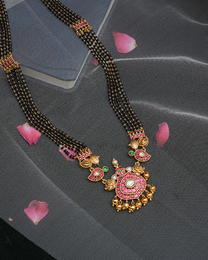 Kundan Black Beads 111847
