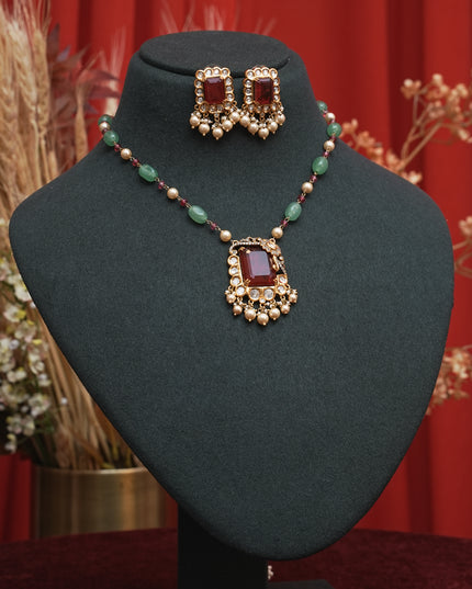 Moissanite Neck Set 111913