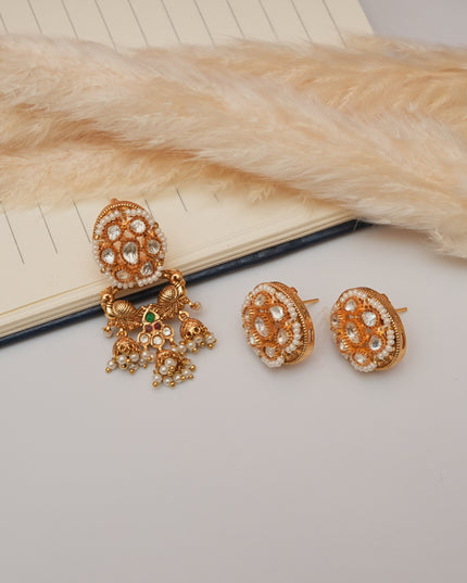 Moissanite Pendant Set 111930