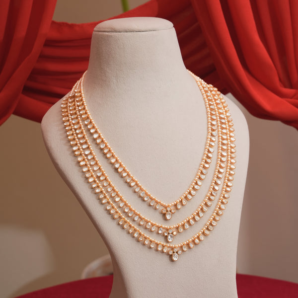 Moissanite long Neck Set 112035