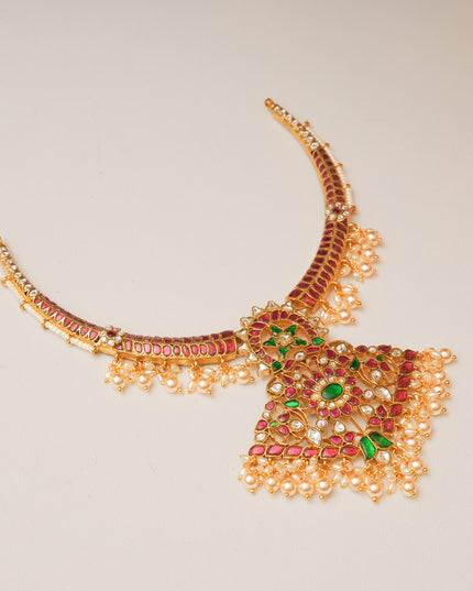 Kundan Neck Set (Kante) 112054