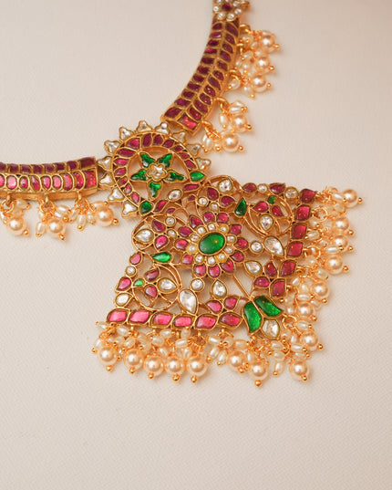 Kundan Neck Set (Kante) 112054
