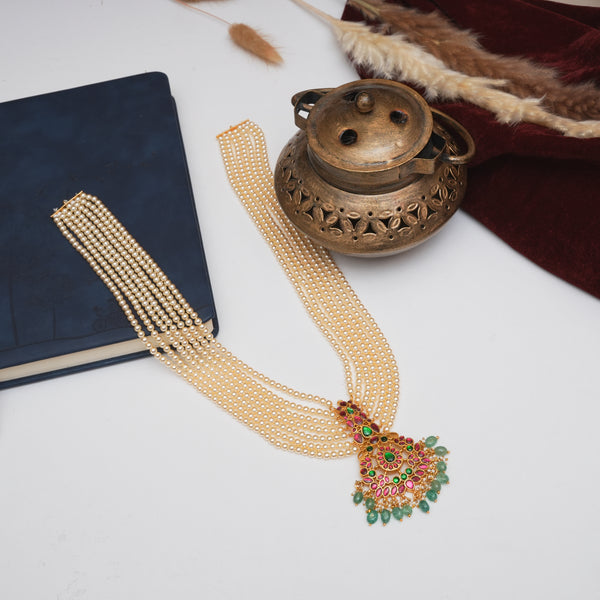 Kundan Perals Mala  112330