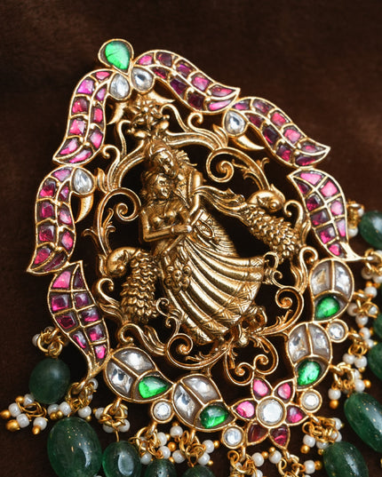 Kundan  Locket 112401