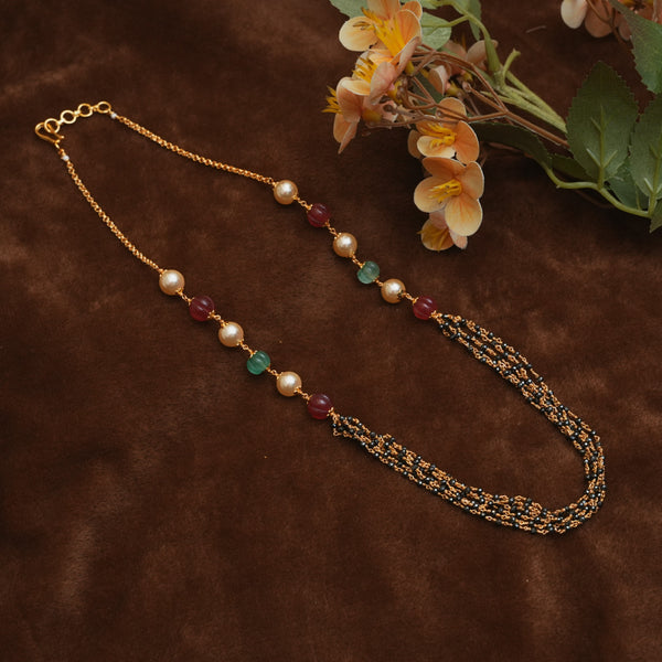 Black Beads Mala 112452