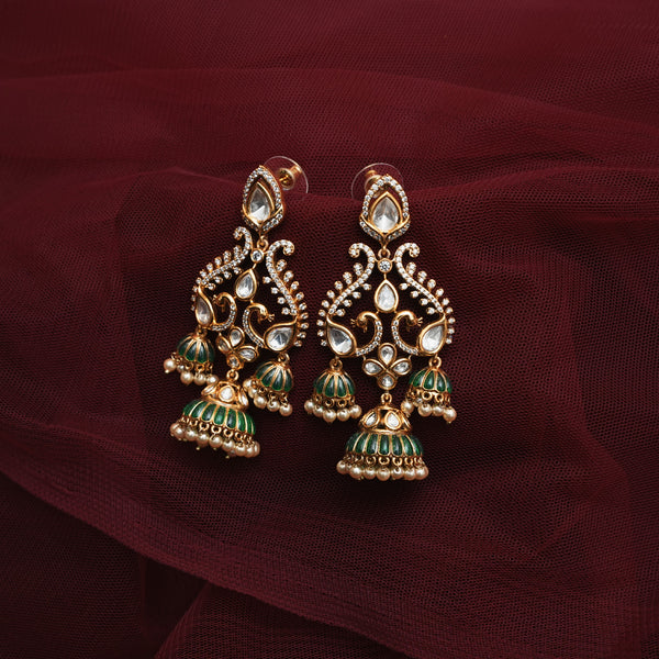 Moissanite Ear rings 112665