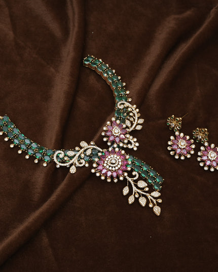 Moissanite Neckset 112720