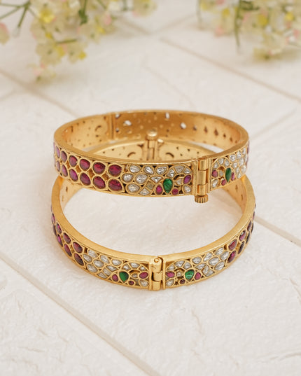 Kundan Bangles 112875