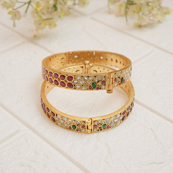 Kundan Bangles 112875