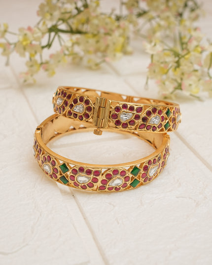 Kundan Bangles 112876